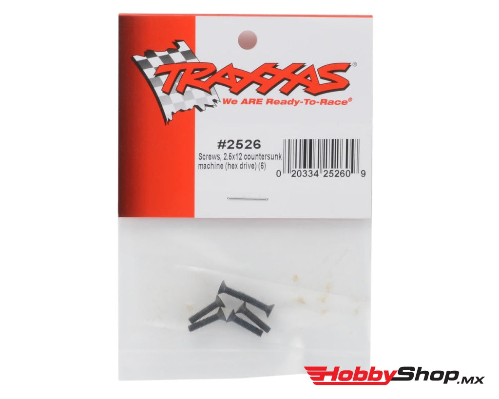 Traxxas - 2.5X12Mm Countersunk Machine Hex Screw (6) En Existencia