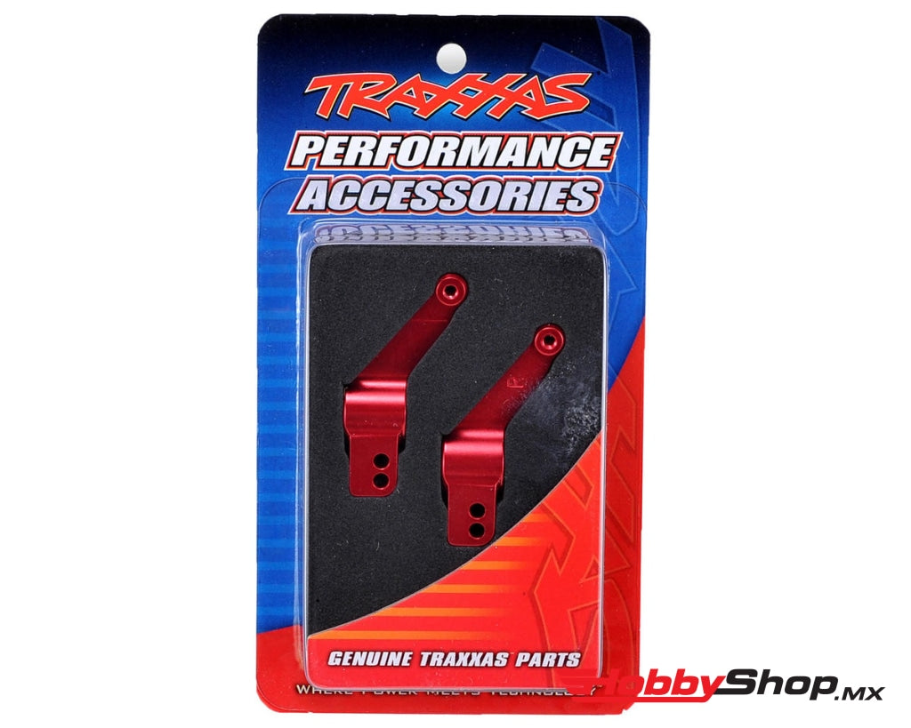 Traxxas - Aluminum Rear Stub Axle Carriers (Red) (2) En Existencia