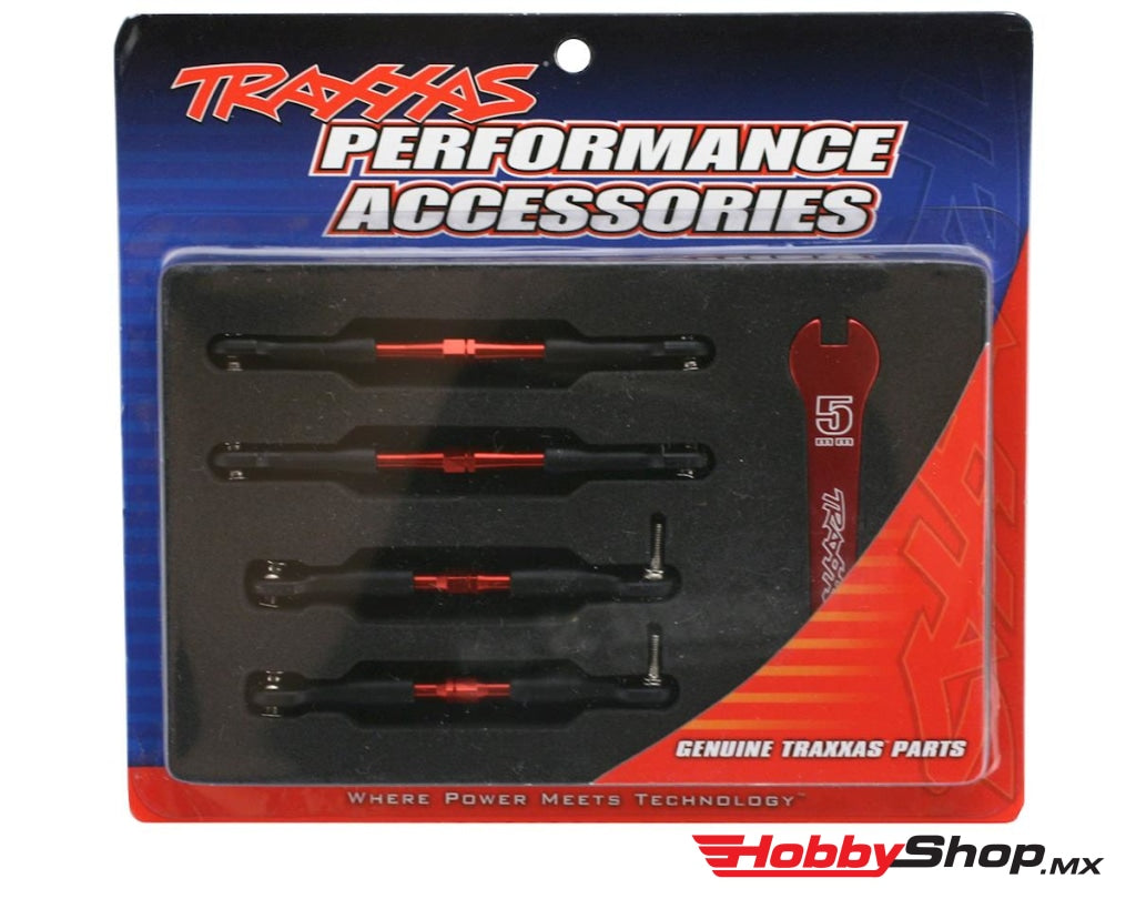 Traxxas - Aluminum Turnbuckle Camber Link Set (Red) (4) En Existencia