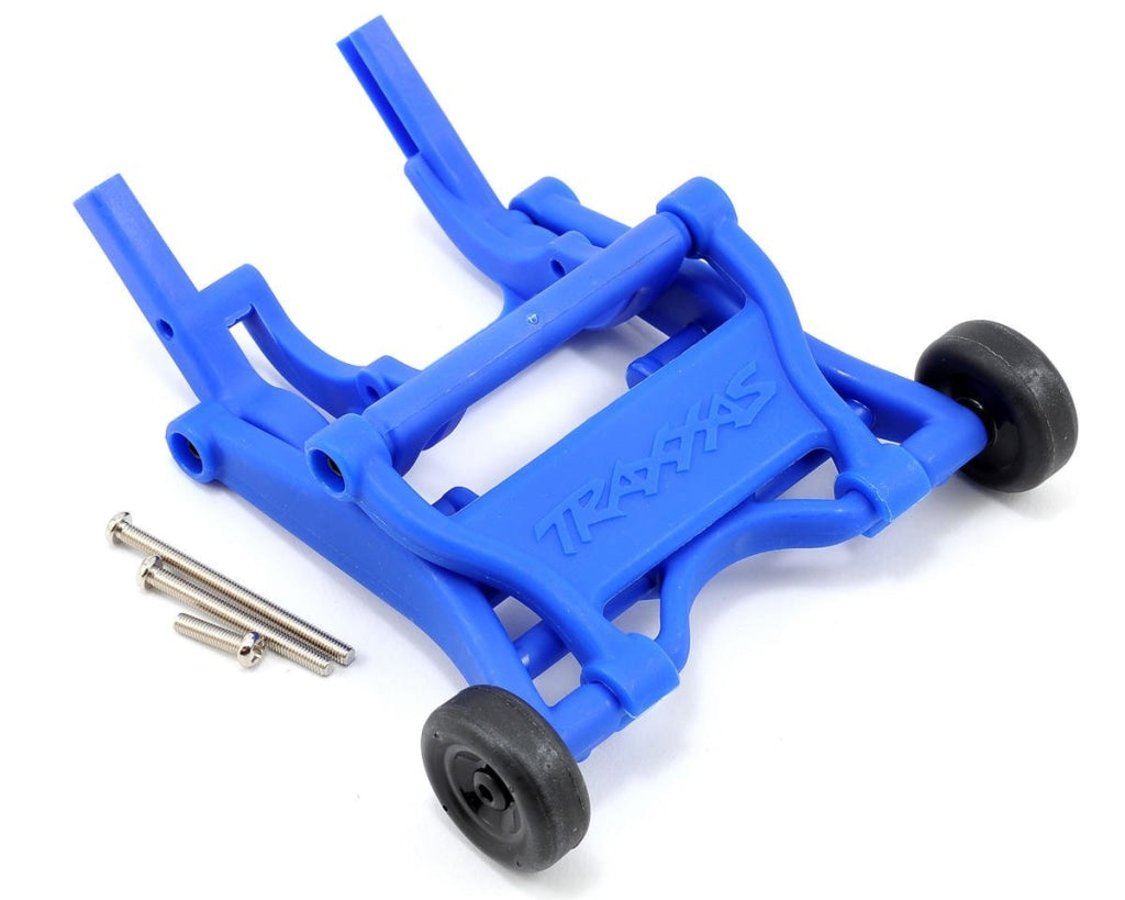 Traxxas - Barra Con Ruedas Ensamblada (Azul) (Para Las Series Slash Bandit Rustler® Stampede®) En