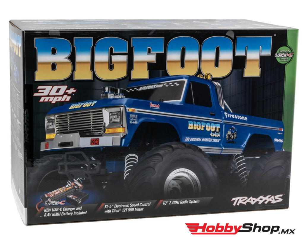 Traxxas - Bigfoot No.1 Original Rtr 1/10 2Wd Monster Truck W/Xl-5 Esc Tq 2.4Ghz Radio Battery &