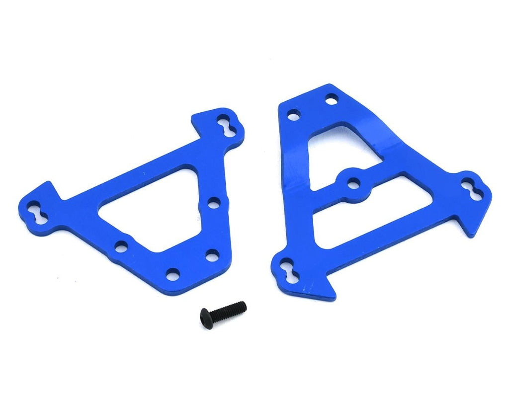 Traxxas - Bulkhead Tie Bars Front & Rear (Blue Anodized Aluminum) En Existencia