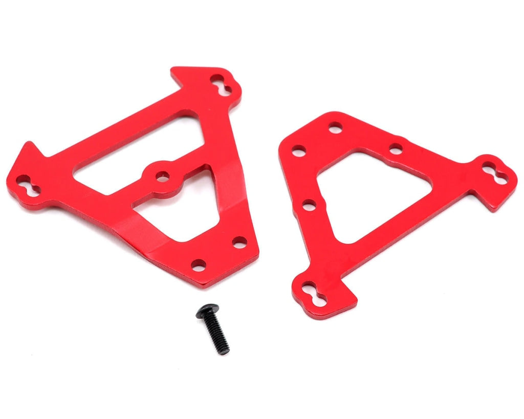 Traxxas - Bulkhead Tie Bars Front & Rear (Red Anodized Aluminum) En Existencia