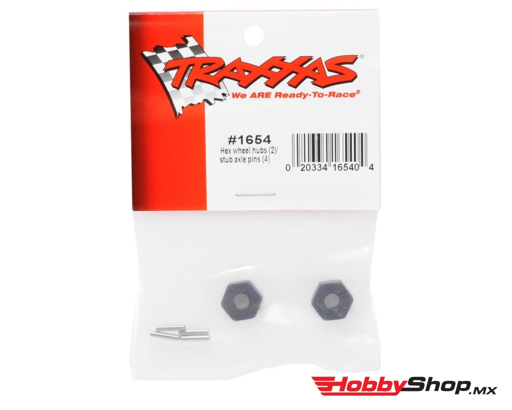 Traxxas - Cubos De Rueda Pasadores Hexagonales (2) / Muñón Del Eje En Existencia