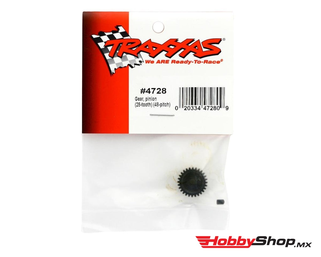 Traxxas - Engranaje Piñón (28 Dientes) (48 Pitch) / Tornillo De Fijación En Existencia