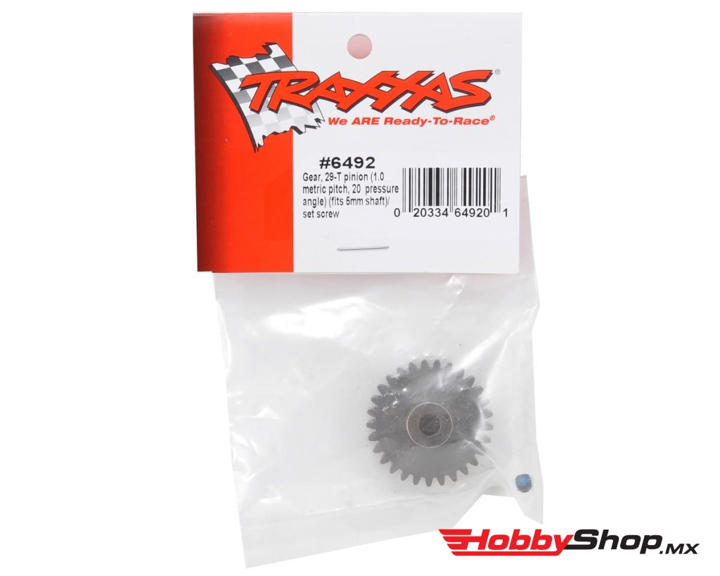 Traxxas - Engranaje Piñón 29-T (Paso Métrico 1.0) (Se Adapta Al Eje De 5 Mm) / Tornillo Fijación En