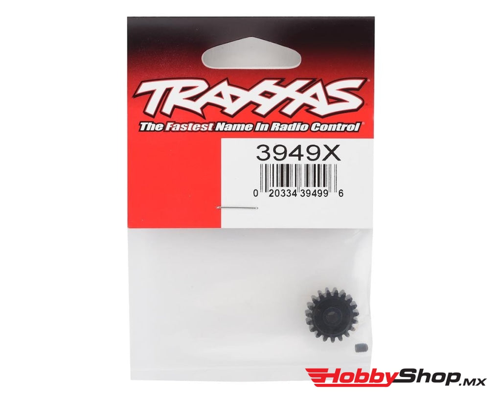 Traxxas - Engranaje Piñón De 19 T (32-P) Servicio Pesado (Acero Templado Mecanizado) / Tornillo