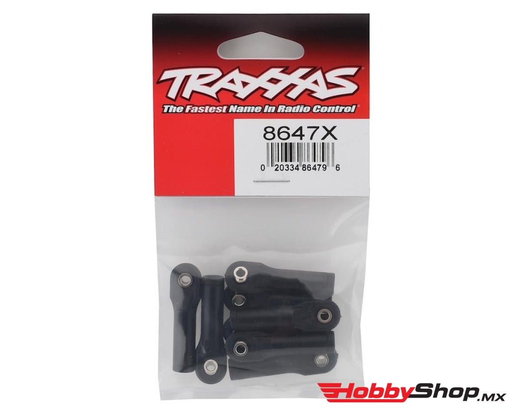 Traxxas - Extremos De Varilla Servicio Pesado (Varilla Empuje) (8) (Ensamblados Con Bolas Huecas)