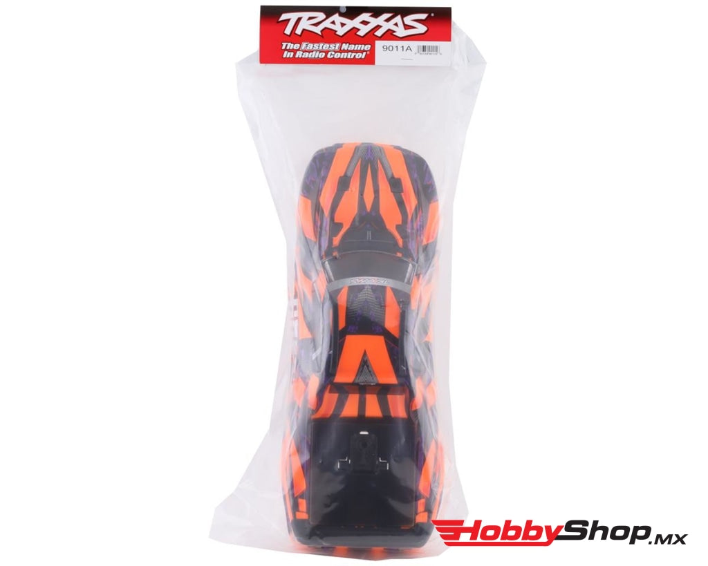 Traxxas - Hoss Pre-Painted Body (Orange) En Existencia