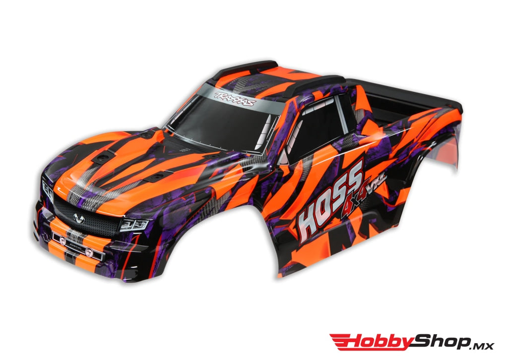 Traxxas - Hoss Pre-Painted Body (Orange) En Existencia