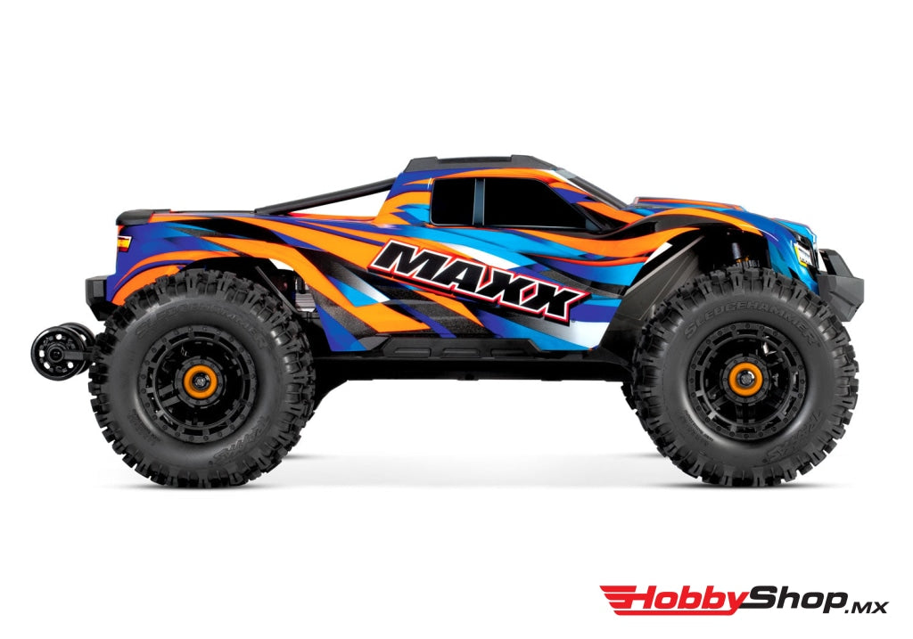 Traxxas - Maxx Widemaxx 1/10 Brushless Rtr 4Wd Monster Truck W/Tqi 2.4Ghz Radio & Tsm Naranja En