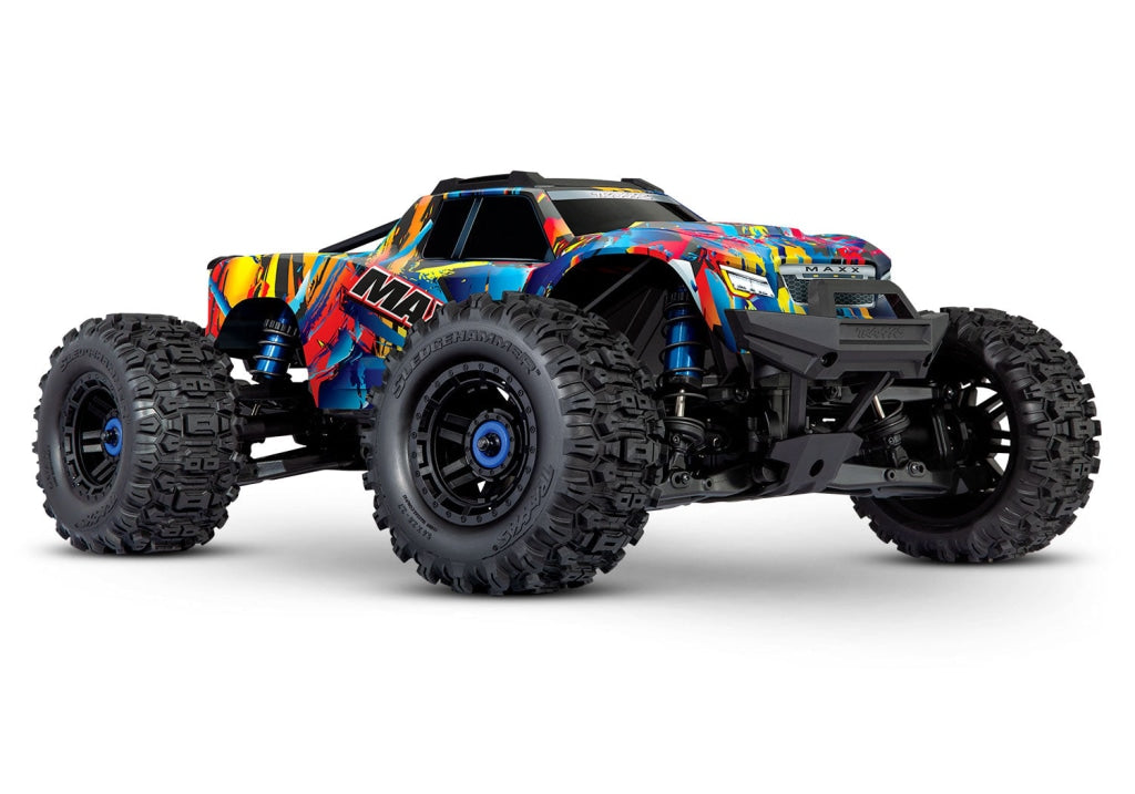 Traxxas - Maxx Widemaxx 1/10 Brushless Rtr 4Wd Monster Truck W/Tqi 2.4Ghz Radio & Tsm Rock N Roll En