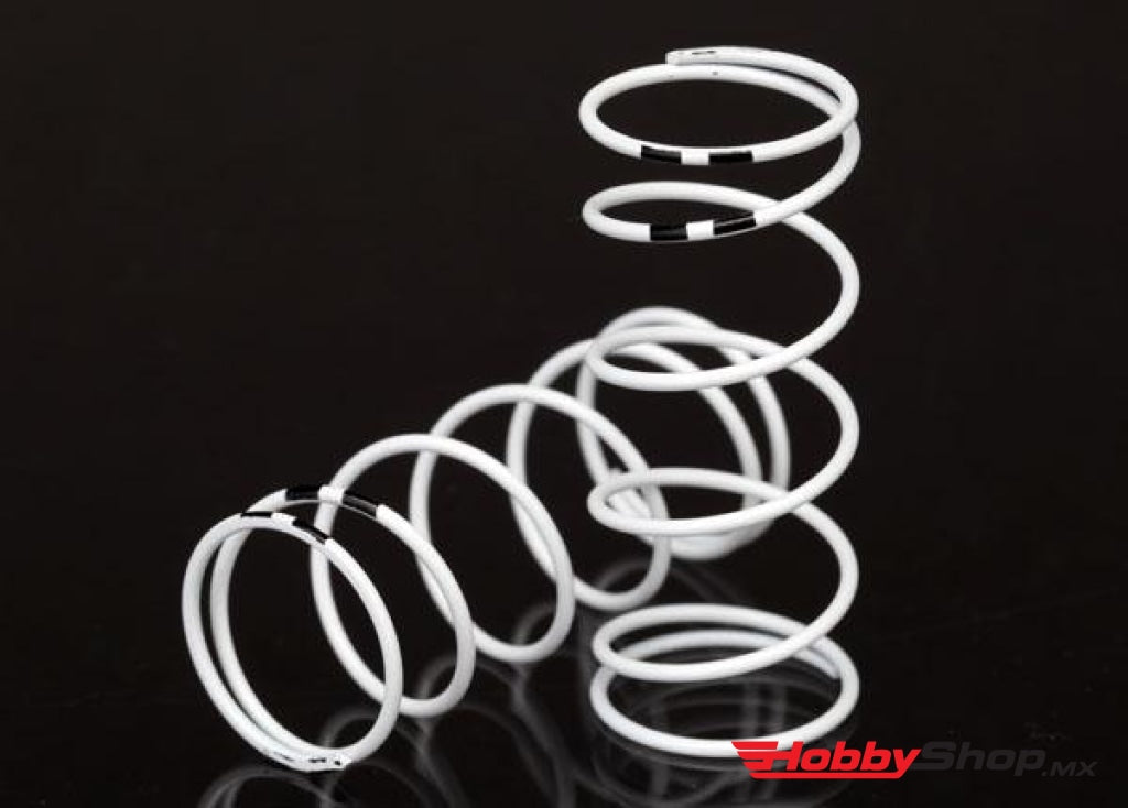 Traxxas - Resorte Amortiguador Blanco (Gtr Largo) (Tasa 0.767 Negro) (1 Par) En Existencia