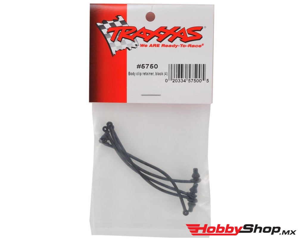 Traxxas - Retenedor De Clip Para La Carrocería Negro (4 Piezas) En Existencia