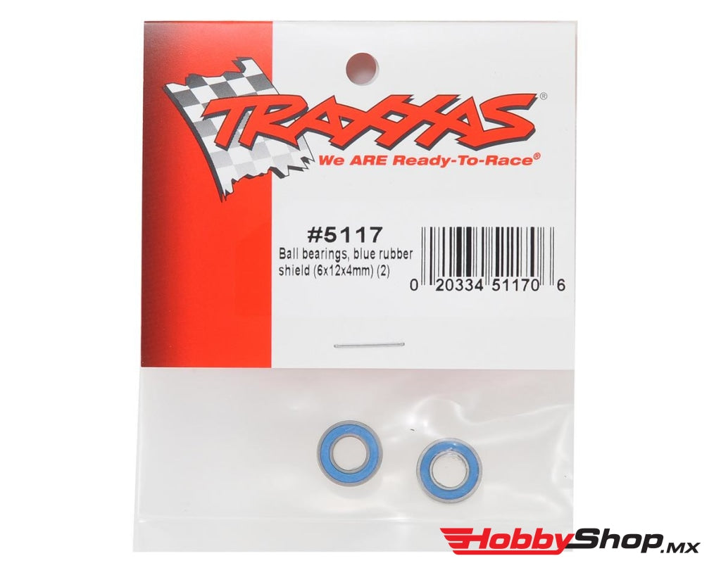Traxxas - Rodamientos De Bolas Sellados Con Goma Azul (6X12X4Mm) (2 Piezas) En Existencia