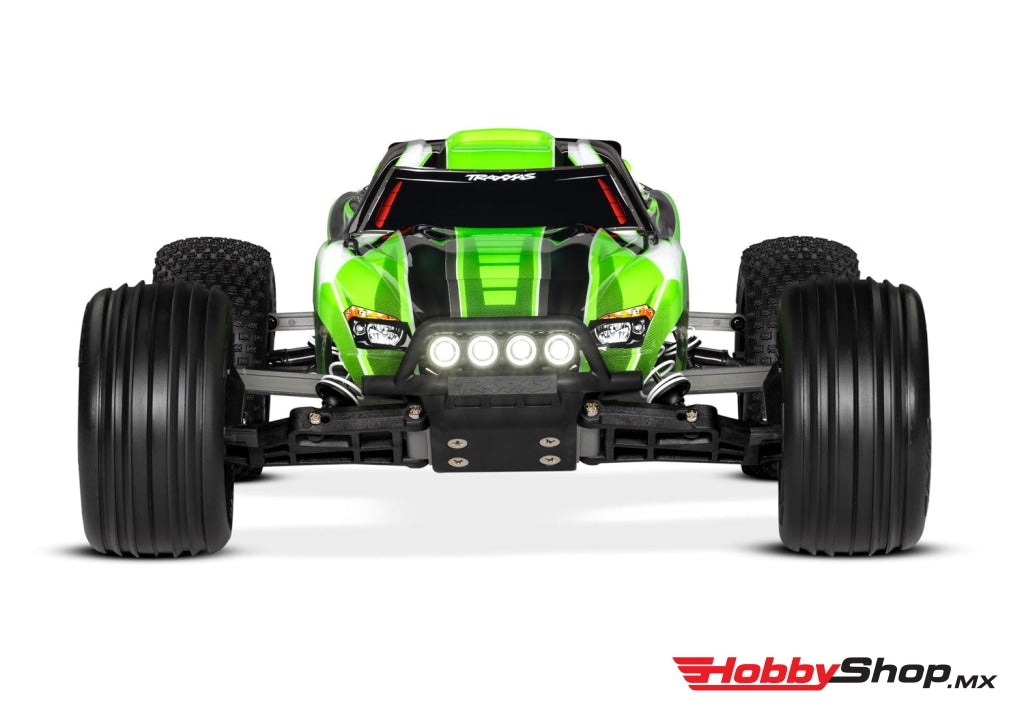 Traxxas - Rustler 1/10 Rtr Stadium Truck W/Led Lights Tq 2.4Ghz Radio Battery & Dc Charger Verde En