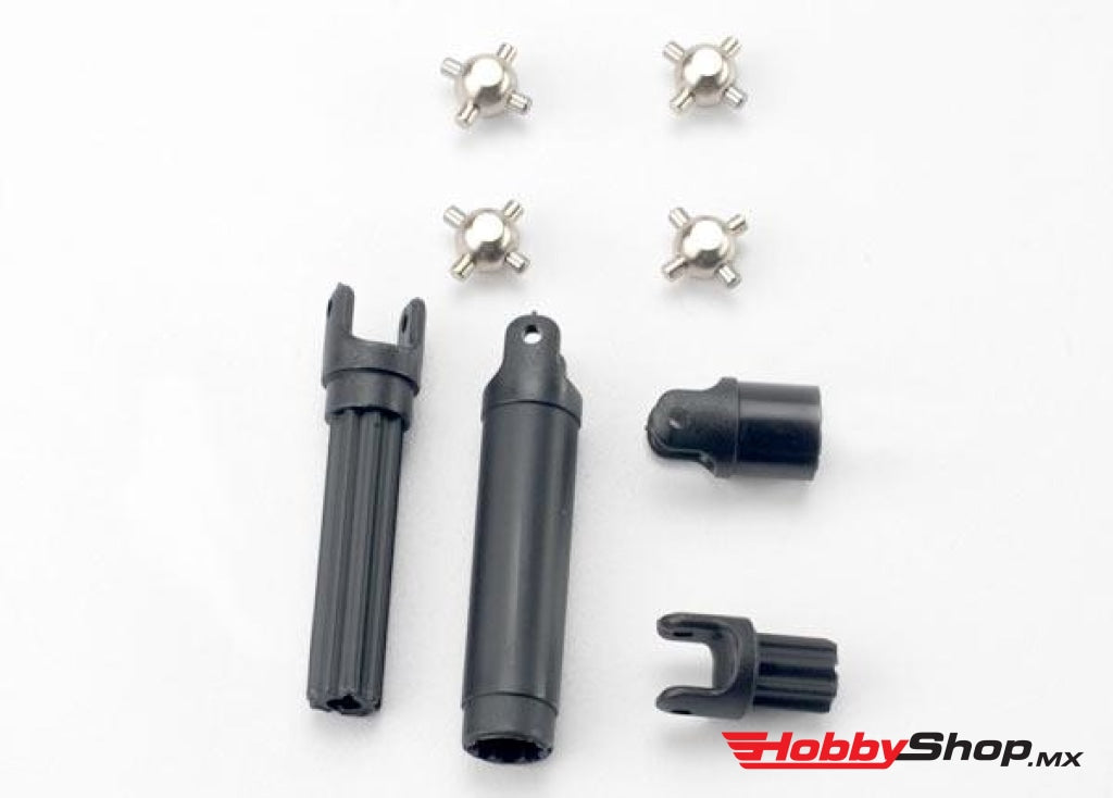 Traxxas - Semiejes Centro Delantero (1) Trasero (Semiejes Estriados Internos (2) / Semiejes