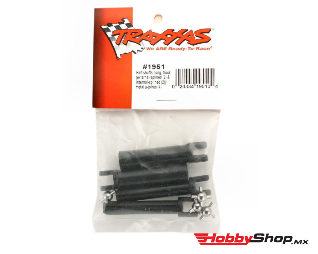 Traxxas - Semiejes Long Truck (Ranuras Externas (2) E Internas / Juntas Universales Metálicas (4) En