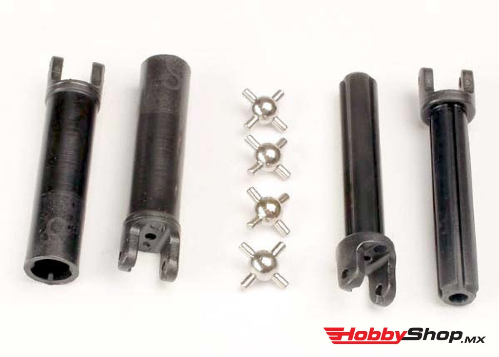 Traxxas - Semiejes Long Truck (Ranuras Externas (2) E Internas / Juntas Universales Metálicas (4) En