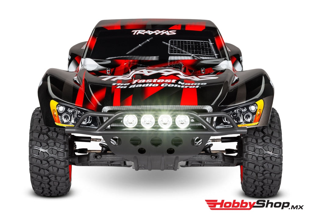 Traxxas - Slash 1/10 Rtr Short Course Truck Led Lights Tq 2.4Ghz Radio Battery & Dc Charger Roja En