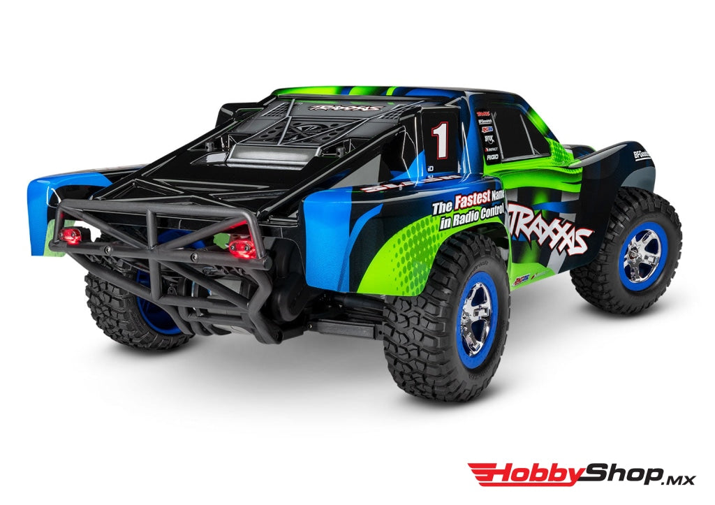 Traxxas - Slash 1/10 Rtr Short Course Truck Led Lights Tq 2.4Ghz Radio Battery & Dc Charger Verde En
