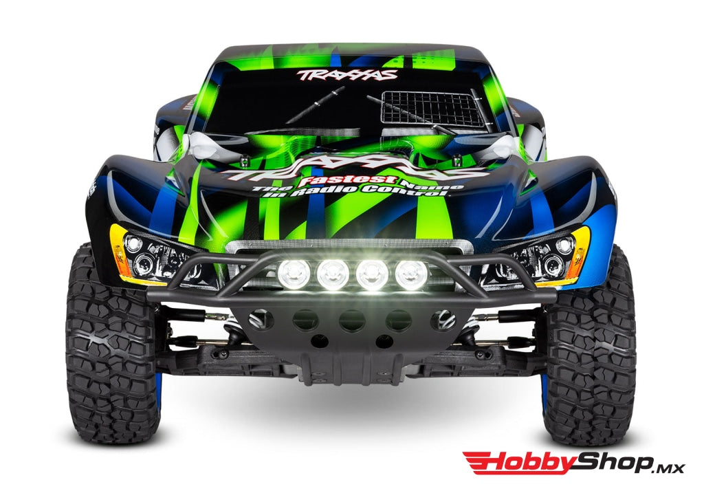 Traxxas - Slash 1/10 Rtr Short Course Truck Led Lights Tq 2.4Ghz Radio Battery & Dc Charger Verde En