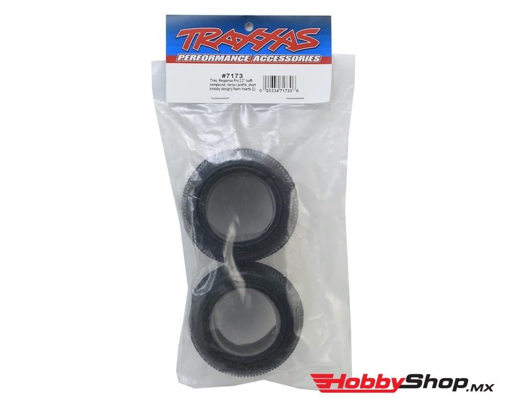 Traxxas - Tires Response Pro 2.2 (Soft-Compound Narrow Profile Short Knobby Design)/ Foam Inserts