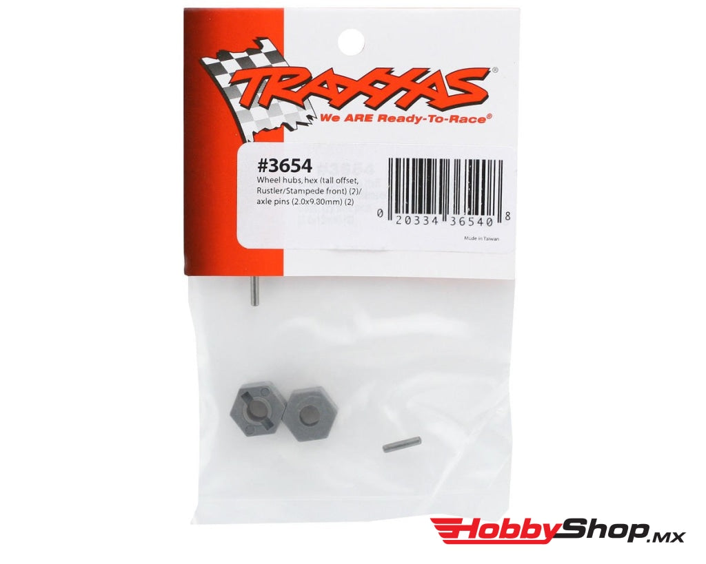 Traxxas - Wheel Hubs Hex (Desplazamiento Alto Frente Rustler® / Stampede®) (2) Pasadores Del Eje