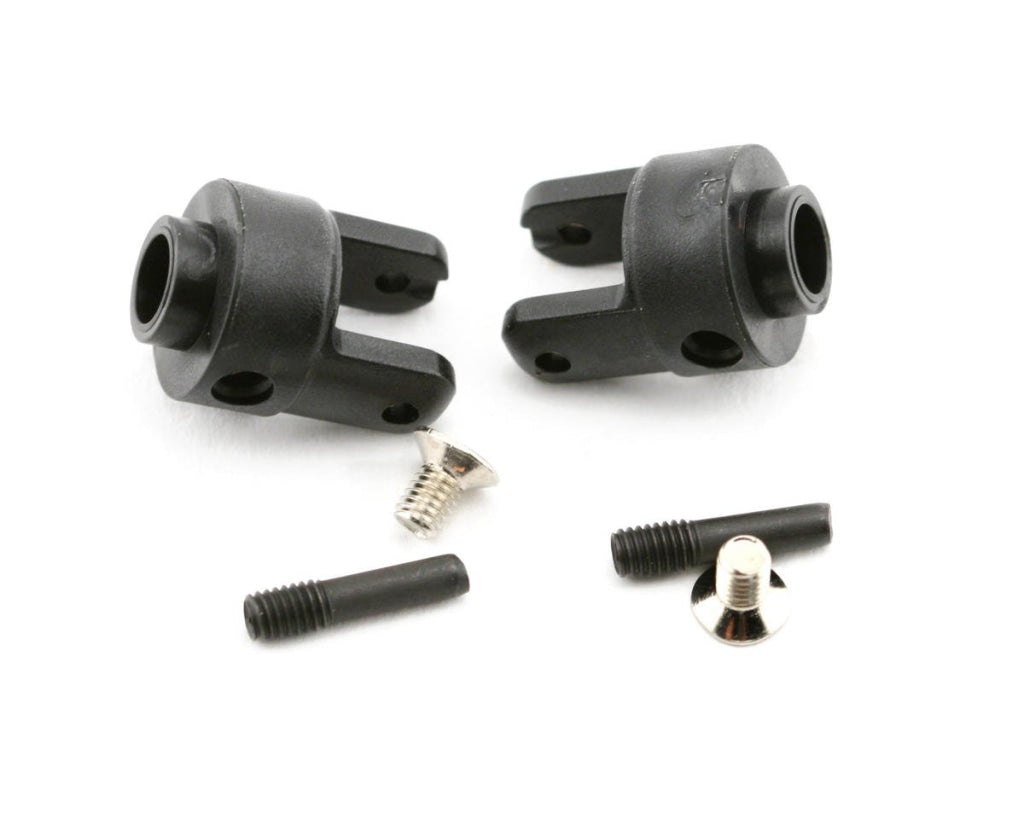 Traxxas - Yugos De Salida Diferencial Negro (2) / Tornillos Avellanados 3X5Mm Pasador Tornillo En