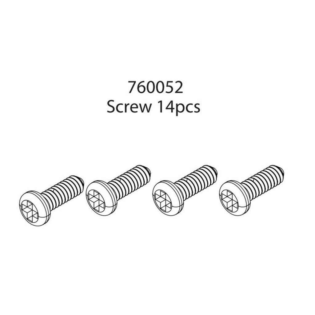 Turbo Racing - 1:76 C71 C72 C73 Rc Car Piezas De Repuesto Screw (14 Piezas) En Existencia