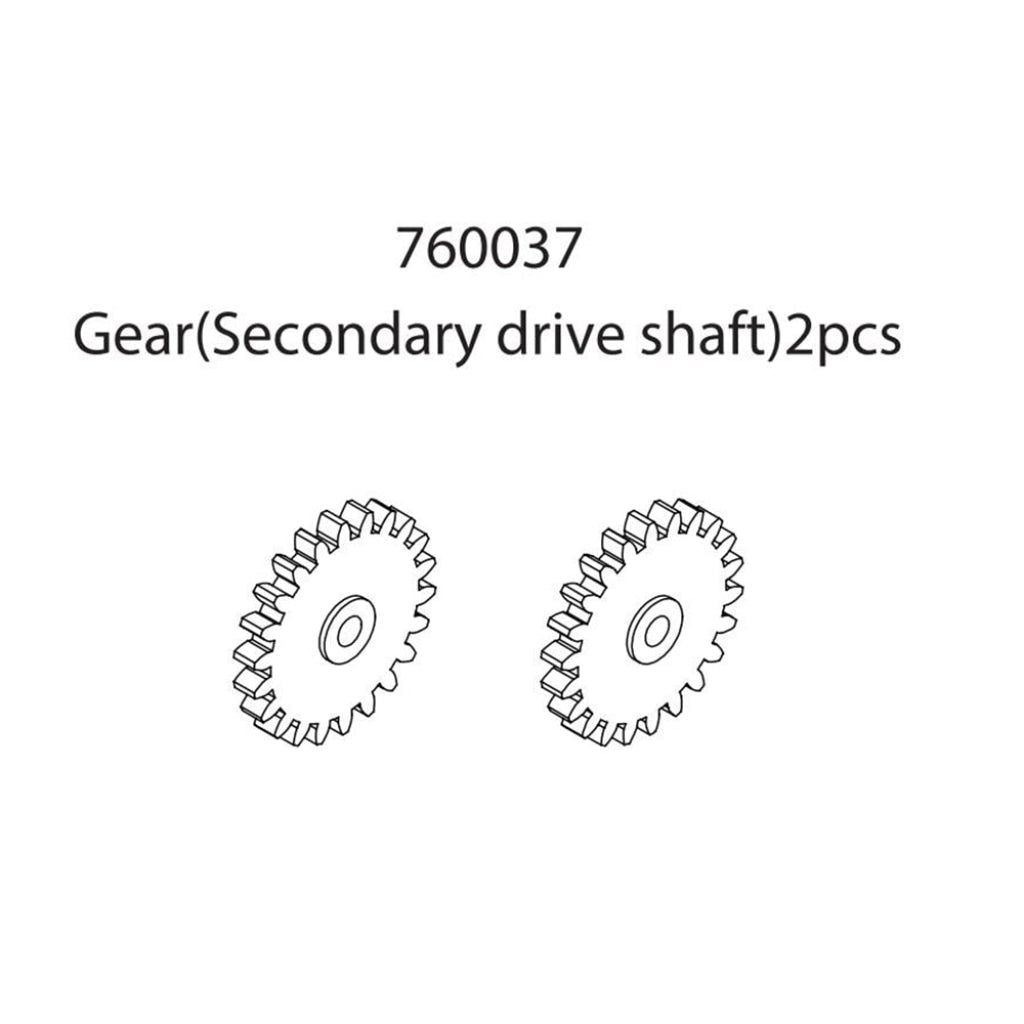 Turbo Racing - 1:76 C71 Rc Car Piezas De Repuesto Gear (Secondary Drive Shaft) (2 Piezas) En