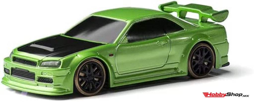 Turbo Racing - C64 Escala 1:76 Drift Car With Gyro Rtr Green