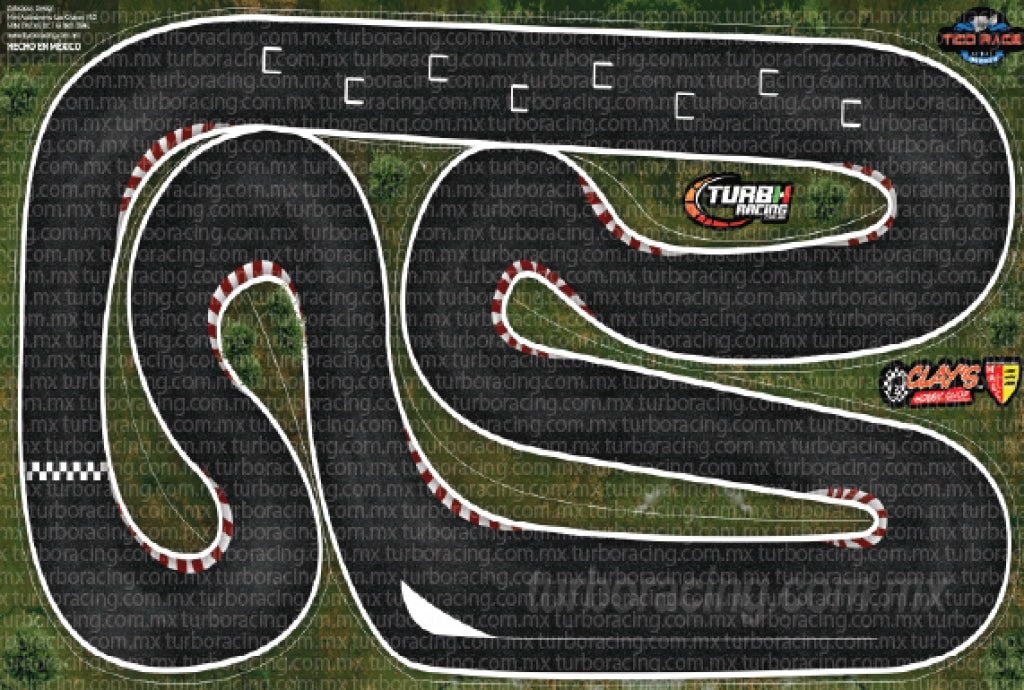 Turbo Racing - Pista Rigida Plegable En Existencia
