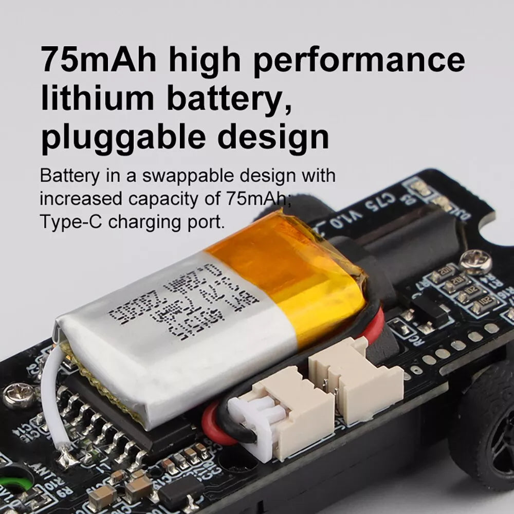 Turbo Racing - C75 Escala 1:76 Sports Car RTR Dodge Challenger - Red