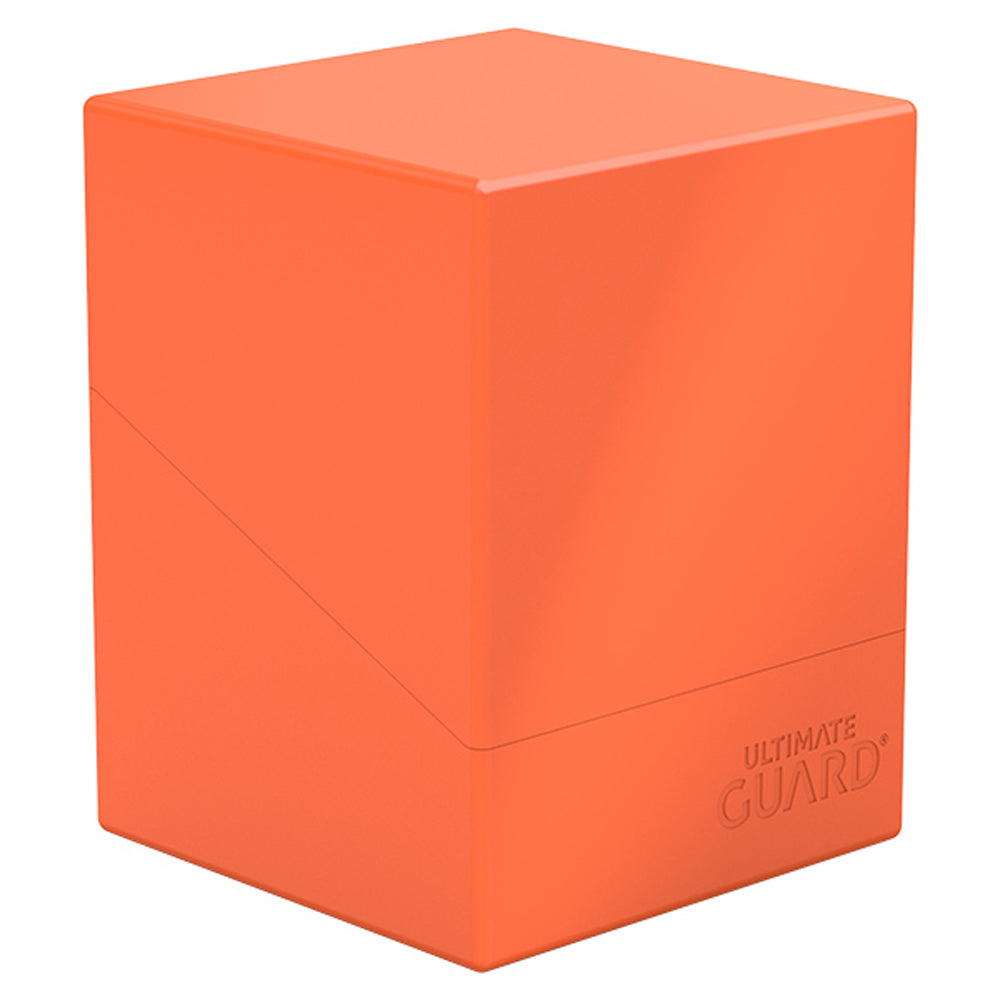 Ultimate Guard - Deck Case: Boulder 100+ Standard Size - Neon Orange