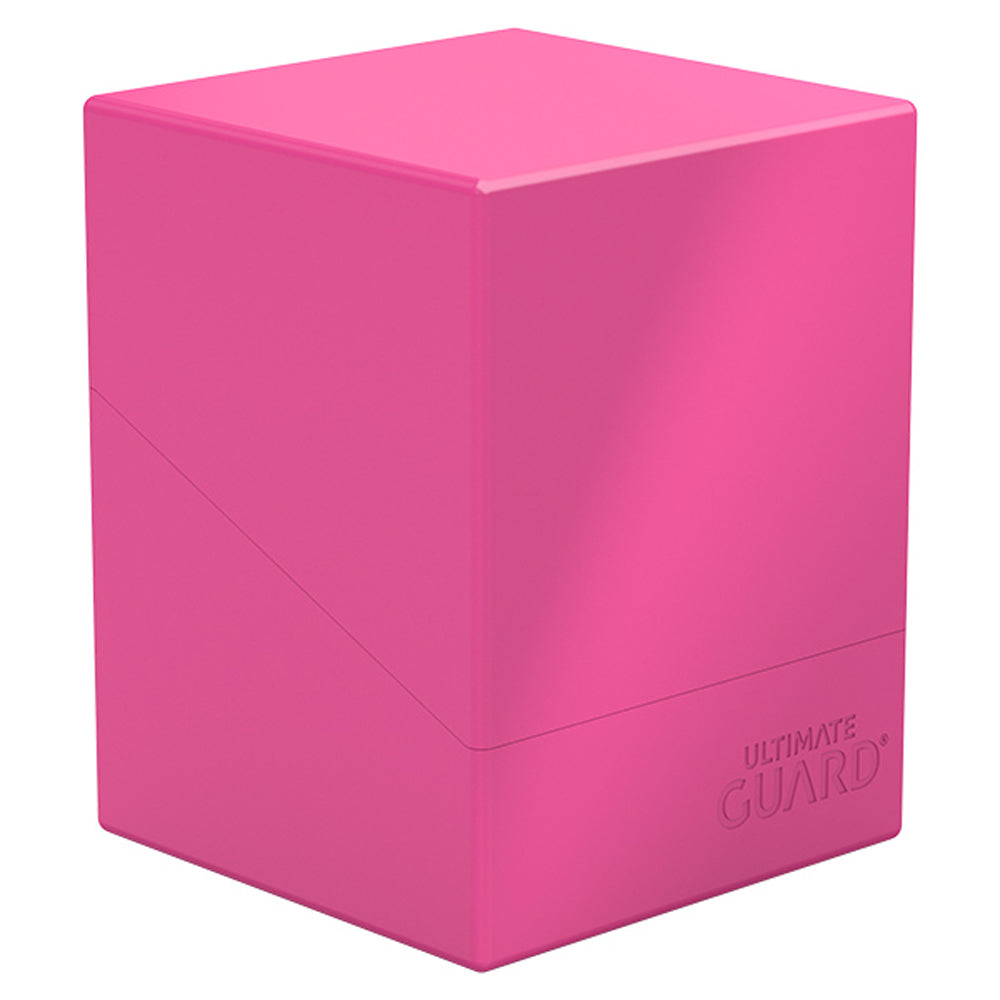 Ultimate Guard - Deck Case: Boulder 100+ Standard Size - Neon Pink