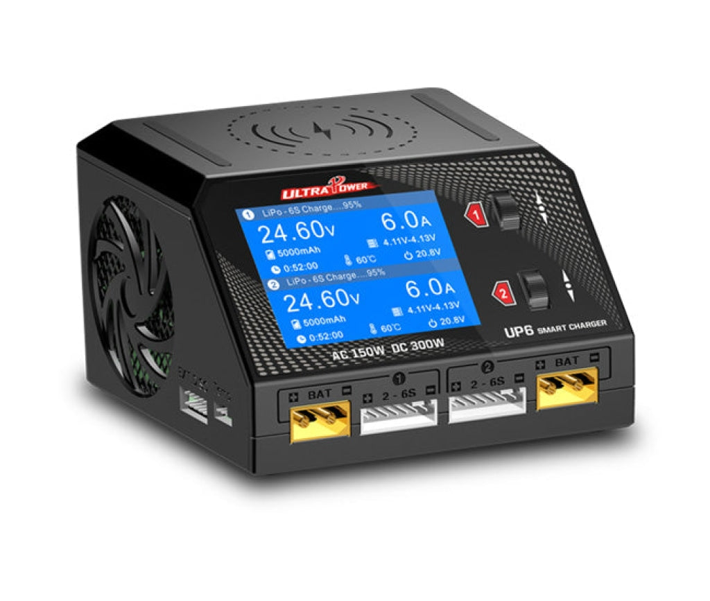 Ultra Power - Up6 160W/400W Dual Port Multi Chemistry Ac/dc Charger En Existencia