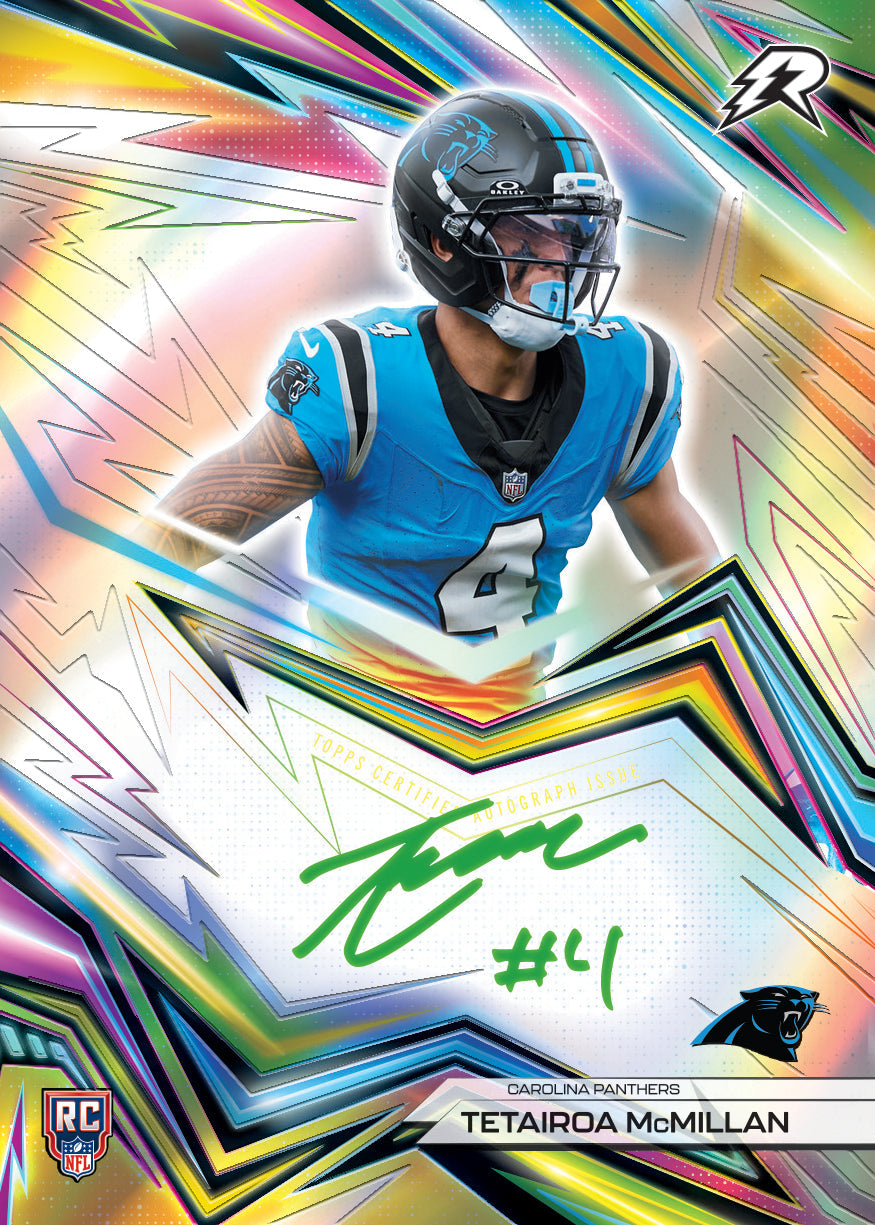 Topps Resurgence Football 2025 carta de muestra