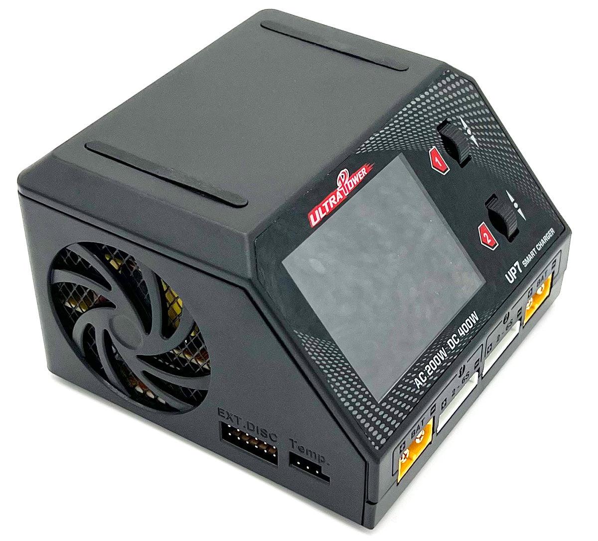 Ultra Power - Cargador UP7 AC 200W / DC 400W Dual Port Multi-Chemistry AC/DC Smart Charger