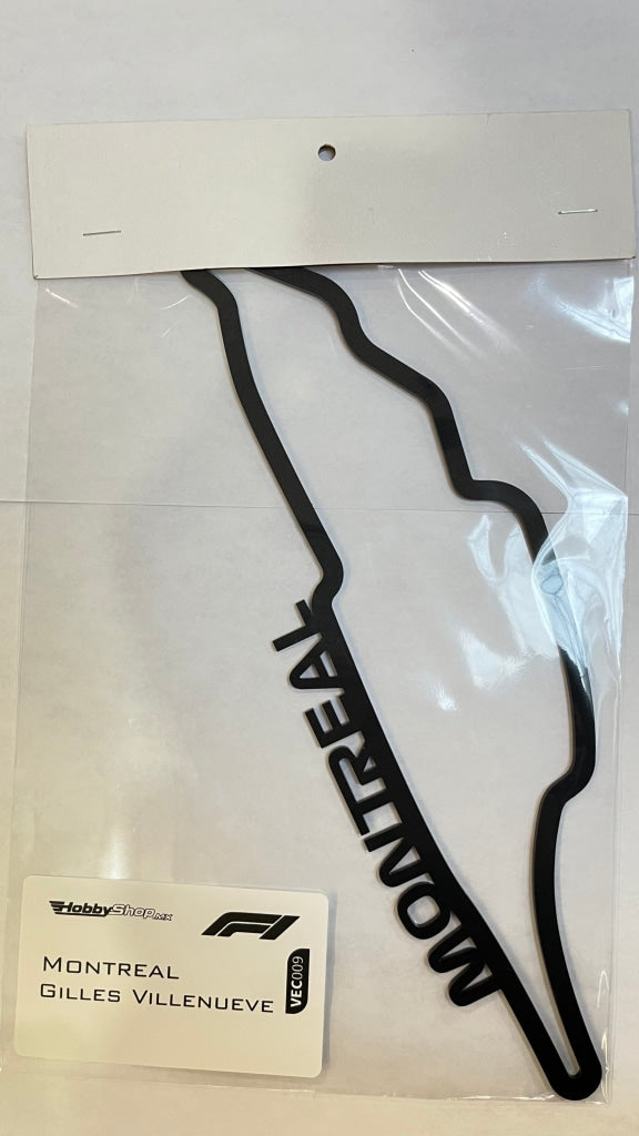 Vector Zero - Autódromo En Acrílico Negro Montereal / Gilles Villenueve Canadá En Existencia