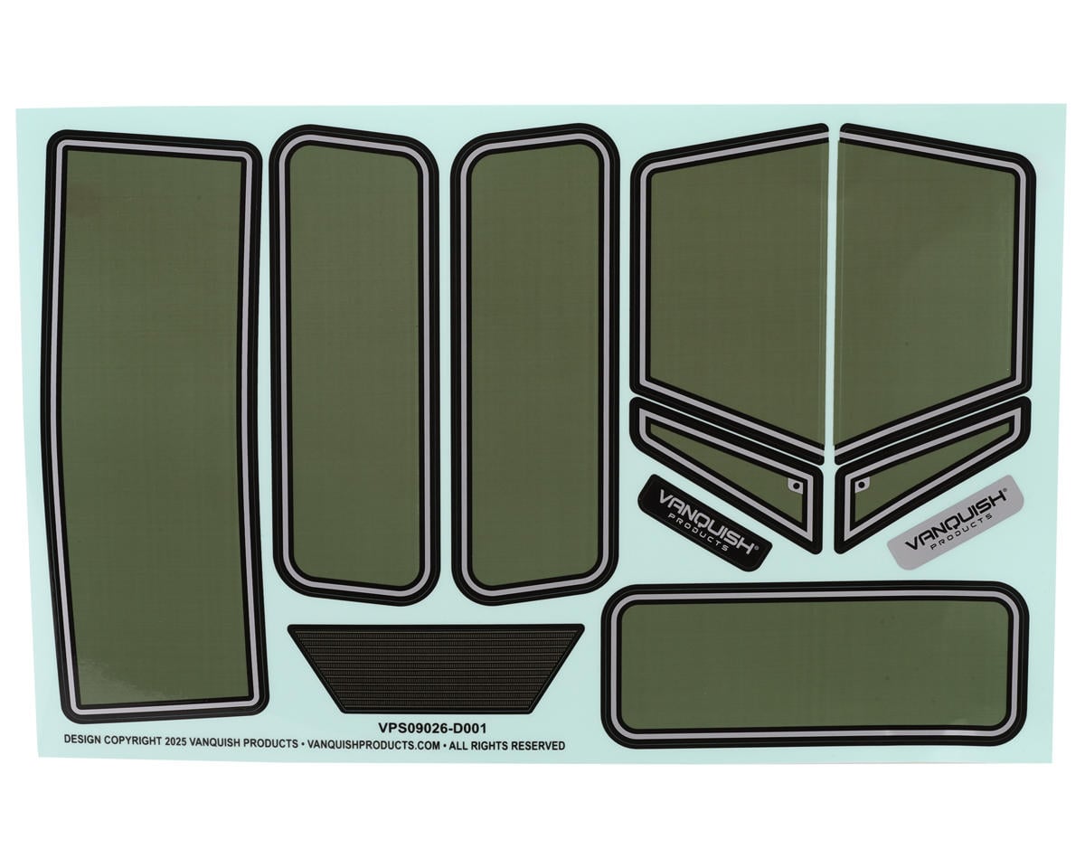Vanquish Products - VS4-10 Origin Classic Complete Pre-Trimmed Body Set (Clear)