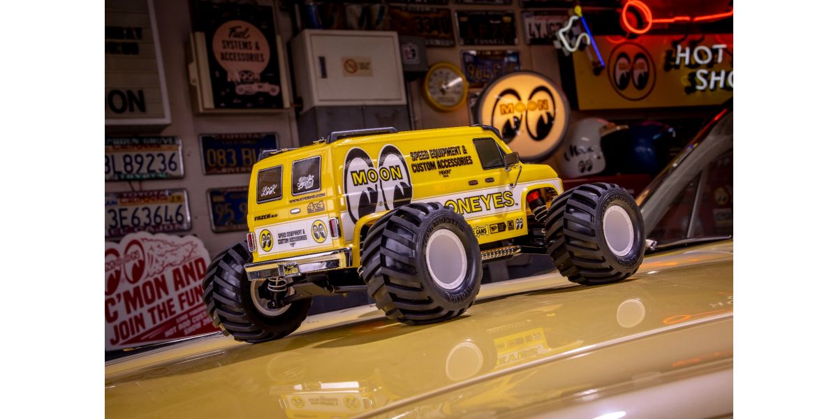 Kyosho - Fazer Mk2 Mad Van 1/10 4WD Readyset Brushed Monster Truck (Mooneyes) w/2.4GHz Radio