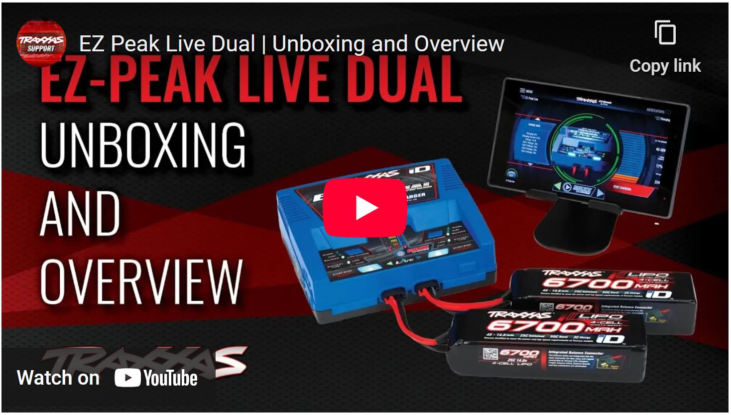 Traxxas - EZ-Peak Live 4S "Completer Pack" Multi-Chemistry Battery Charger w/Two Power Cell 4S Batteries (6700mAh)