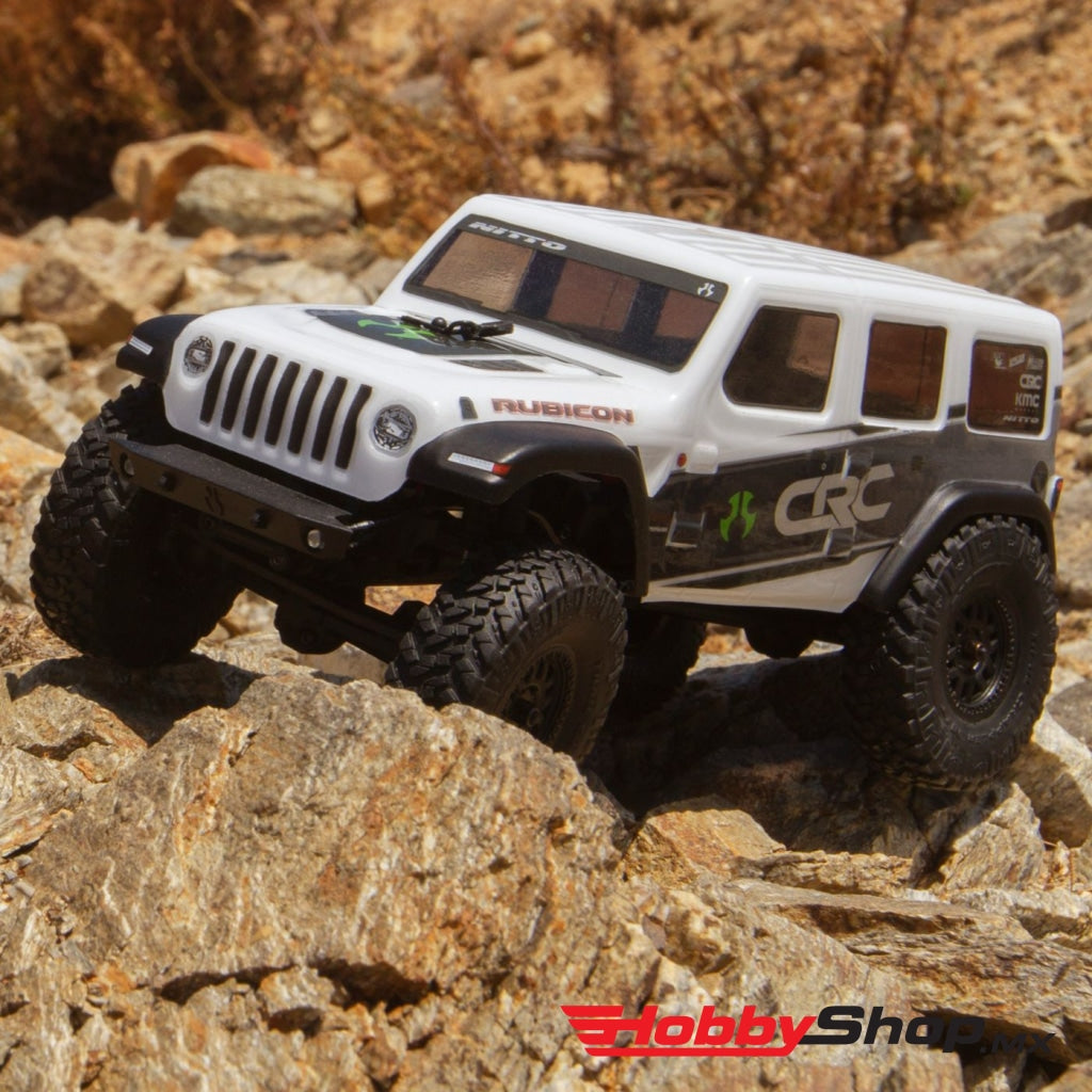 1/24 Scx24 2019 Jeep Wrangler Jlu Crc Rock Crawler 4Wd Rtr White Axi00002T1 En Existencia