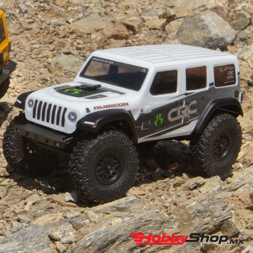 1/24 Scx24 2019 Jeep Wrangler Jlu Crc Rock Crawler 4Wd Rtr White Axi00002T1 En Existencia