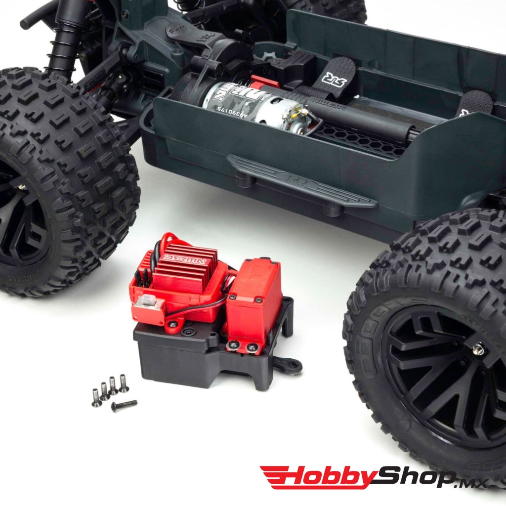Arrma - 1/10 Granite Mega 550 Brushed 4Wd Monster Truck Rtr Red/black En Existencia