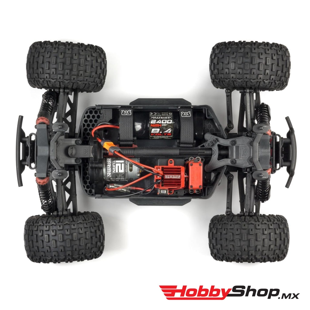 Arrma - 1/10 Granite Mega 550 Brushed 4Wd Monster Truck Rtr Red/black En Existencia