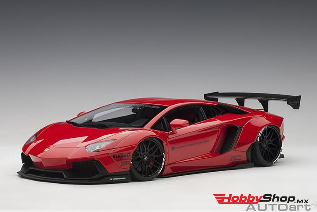 Autoart - Liberty Walk Lb-Works Lamborghini Aventador Red En Existencia