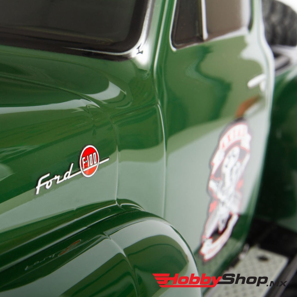 Axial - 1/10 Scx10 Ii 1955 Ford F-100 4Wd Truck Brushed Rtr Green En Existencia