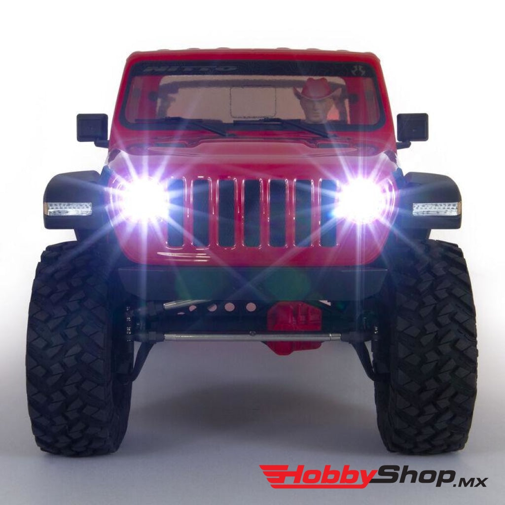 Axial - 1/10 Scx10 Iii Jeep Jt Gladiator Rock Crawler With Portals Rtr Red En Existencia